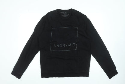 Mens UK Size XL Celebon Black Pullover Sweatshirt