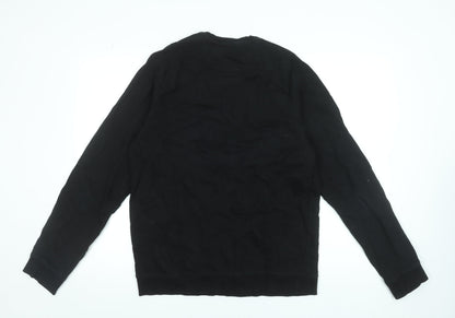 Mens UK Size XL Celebon Black Pullover Sweatshirt