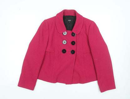 Womens UK Size 14 Marks and Spencer Pink Basic Jacket