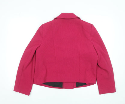 Womens UK Size 14 Marks and Spencer Pink Basic Jacket
