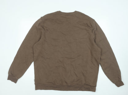 Womens UK Size 3XL Easy Brown Pullover Sweatshirt