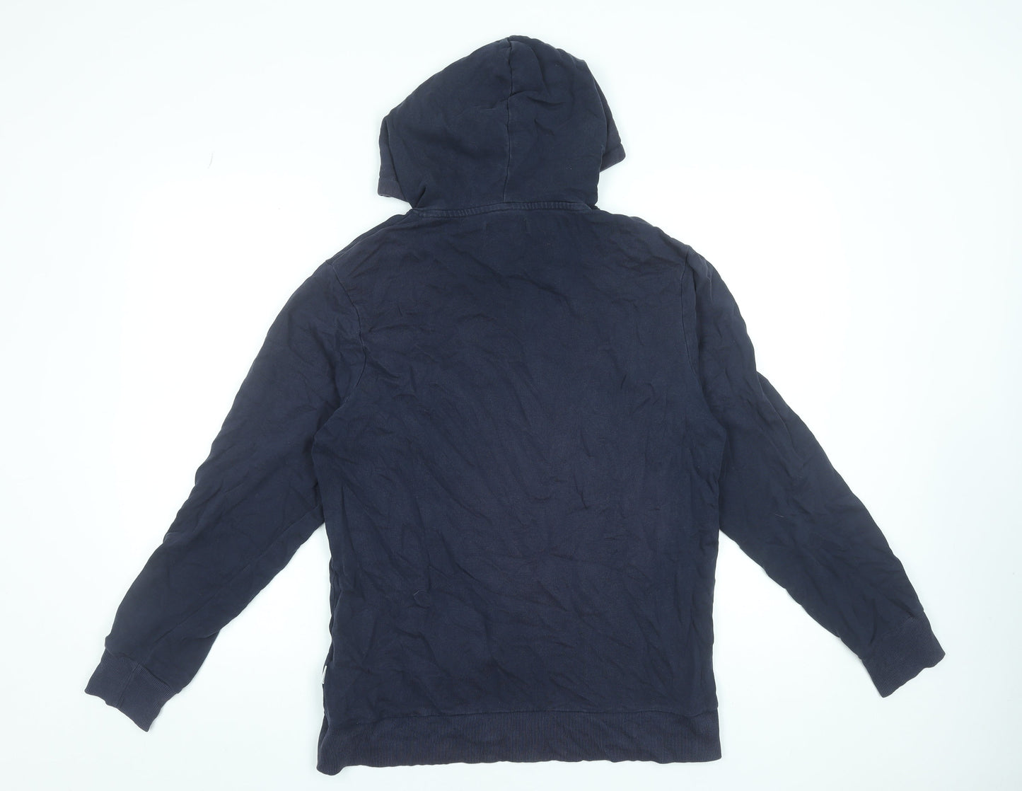 Mens UK Size L JACK & JONES Blue Pullover Hoodie