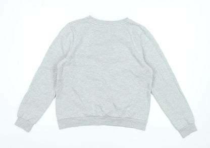 Womens UK Size 12 Pebble Bay Grey Pullover Sweatshirt