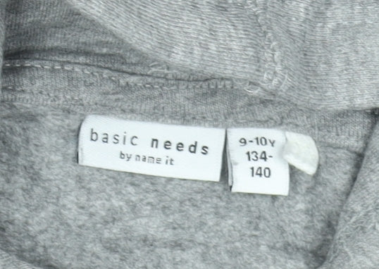 Boys UK Size 9-10 Years name it Grey Pullover Hoodie