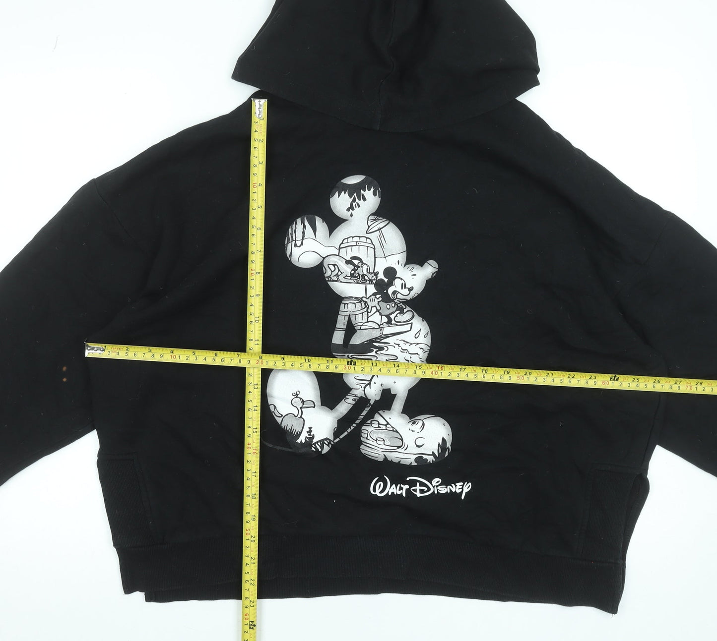 Womens UK Size L Disney Black Pullover Hoodie
