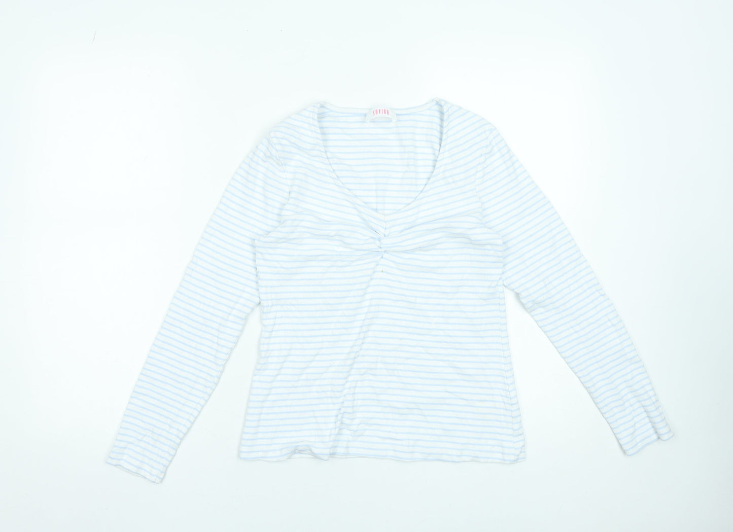 Womens UK Size 16 Savida White Basic T-Shirt