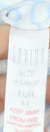 Womens UK Size 16 Savida White Basic T-Shirt