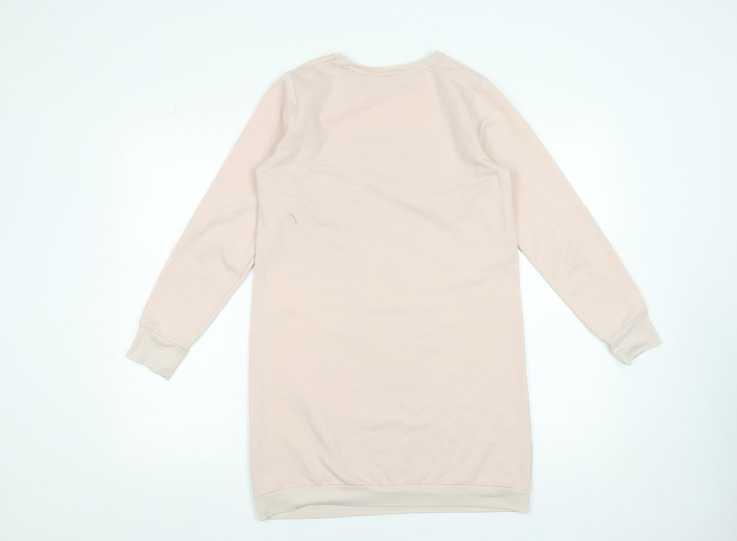 George Girls Beige Friends Graphic Long Sleeve T-Shirt Dress 12-13 Years