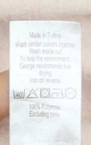 George Girls Beige Friends Graphic Long Sleeve T-Shirt Dress 12-13 Years