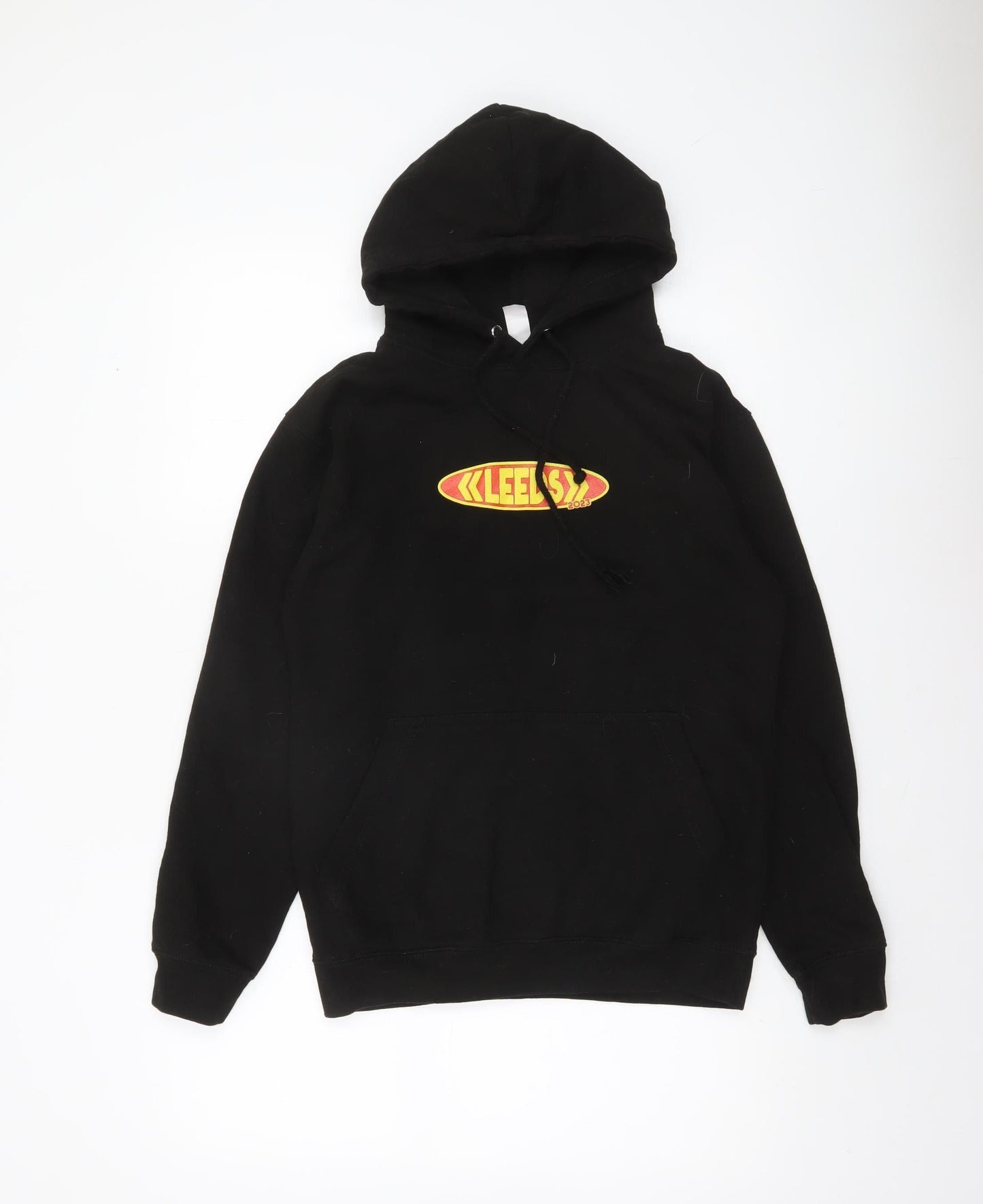 Mens UK Size S Just Hoods Black Pullover Hoodie