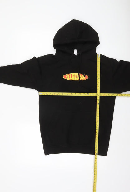Mens UK Size S Just Hoods Black Pullover Hoodie