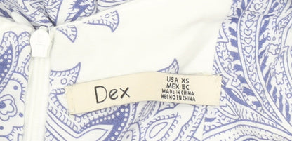 Womens UK Size XS Dex Fit & Flare Dress