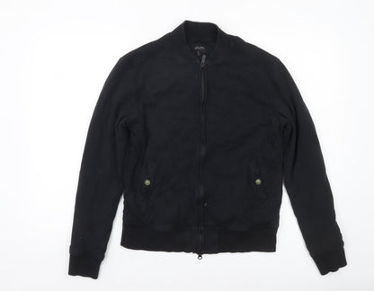 Mens UK Size S Good Man Brand Black Bomber Jacket