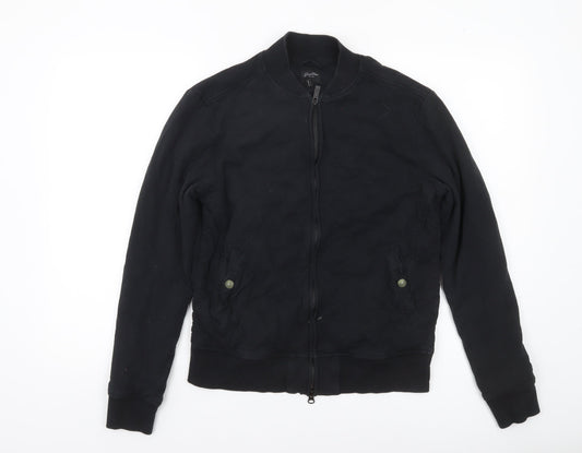 Mens UK Size S Good Man Brand Black Bomber Jacket