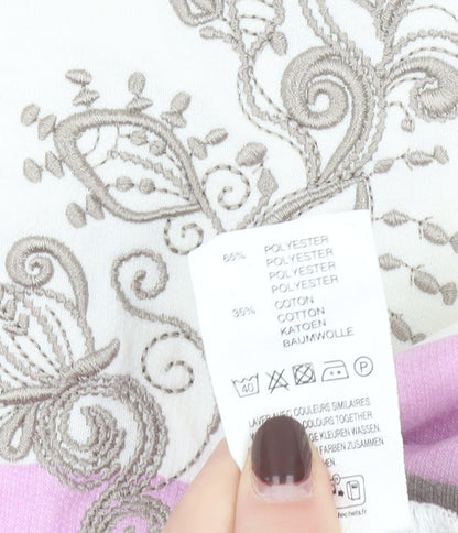 Damart Women’s Multicoloured Striped Long Sleeve T-Shirt Size 22