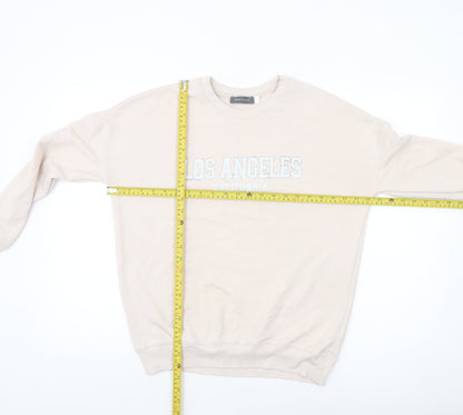Womens UK Size S Mint Velvet Beige Pullover Sweatshirt