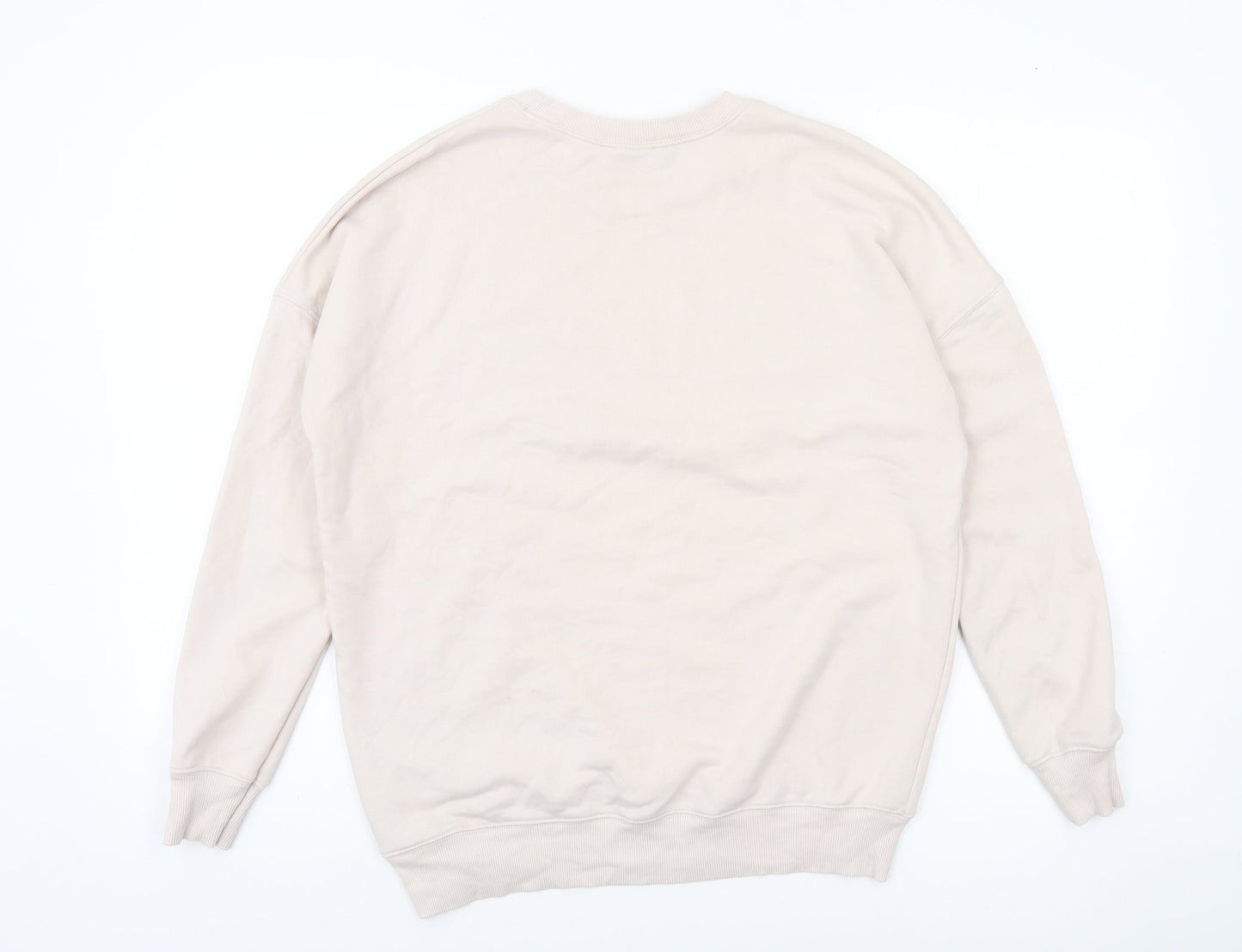 Womens UK Size S Mint Velvet Beige Pullover Sweatshirt