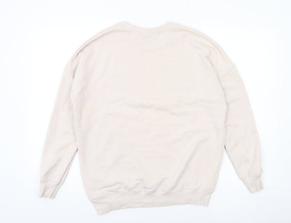 Womens UK Size S Mint Velvet Beige Pullover Sweatshirt