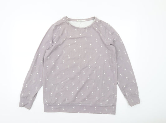 Womens UK Size S Woolovers Grey Pullover Sweatshirt