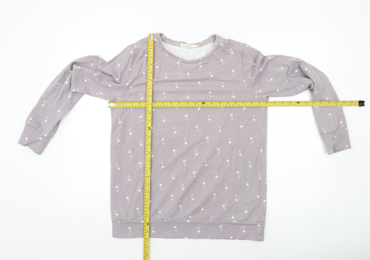 Womens UK Size S Woolovers Grey Pullover Sweatshirt