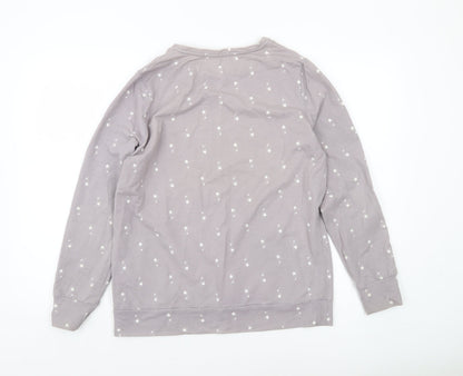 Womens UK Size S Woolovers Grey Pullover Sweatshirt