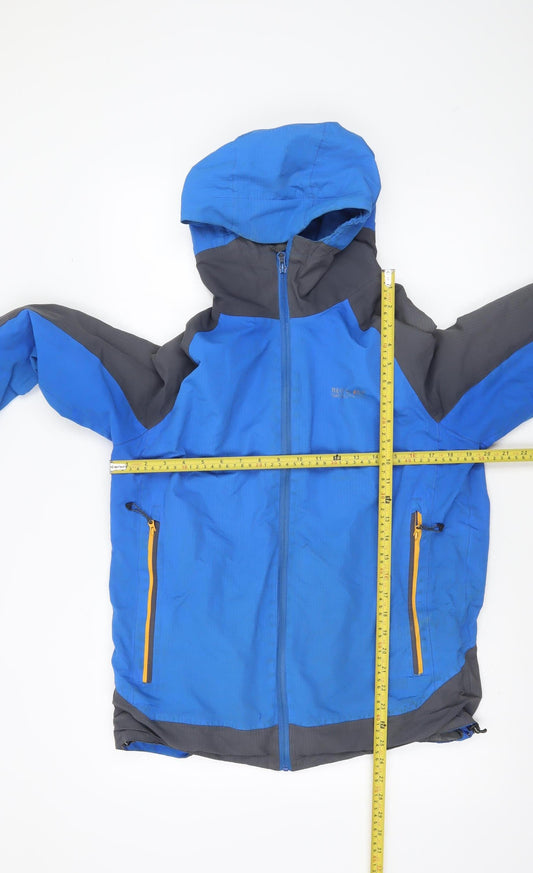 Regatta Men's Blue Hooded Softshell Windbreaker Jacket Size M