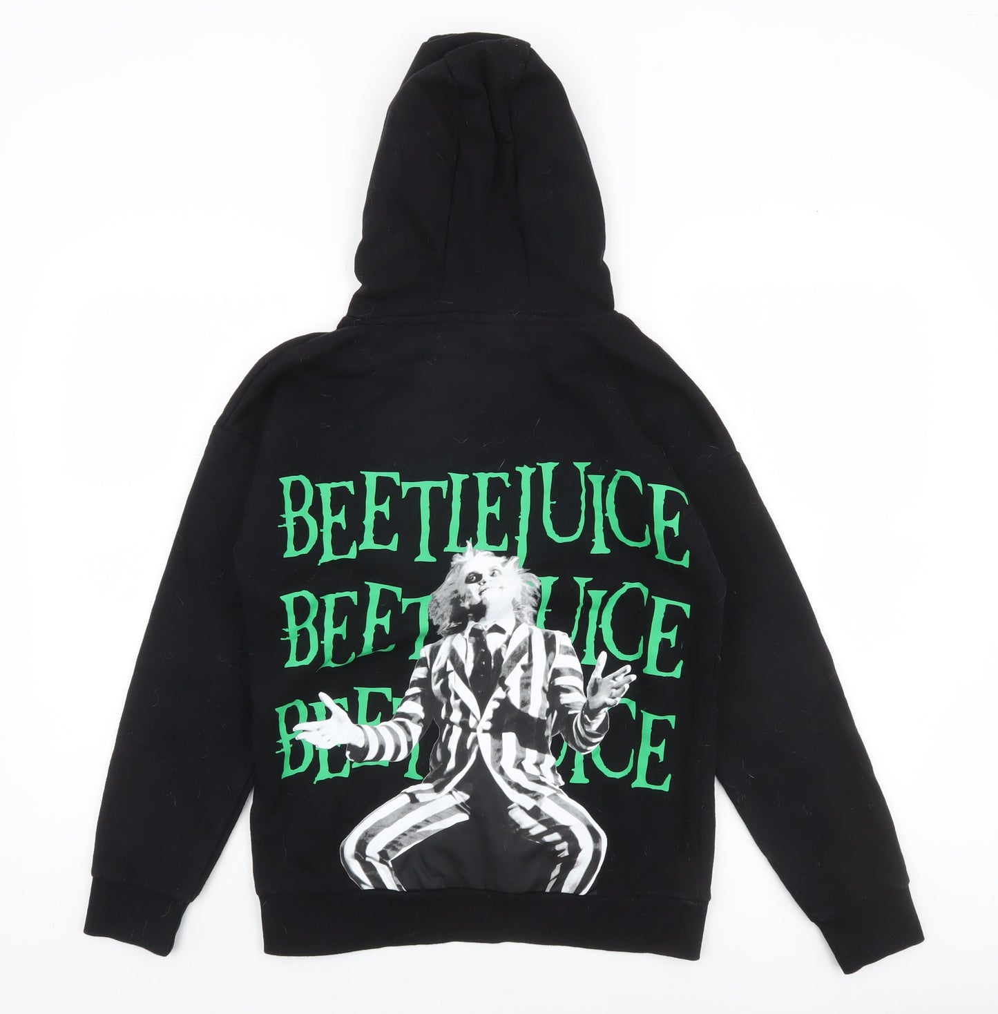 Boys UK Size 12-13 Years Beetlejuice Black Pullover Hoodie