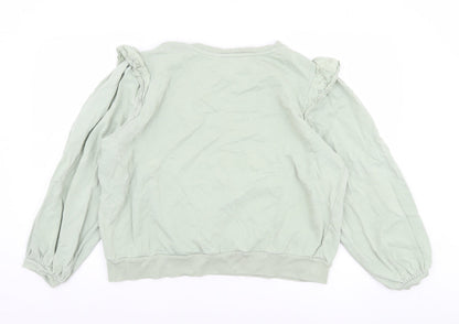 Womens UK Size 16 Marks and Spencer Green Pullover Sweatshirt