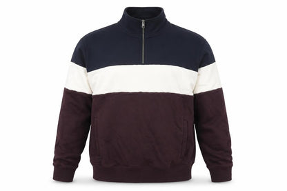 Mens UK Size M Marks and Spencer Multicoloured 1/2 Zip Sweatshirt