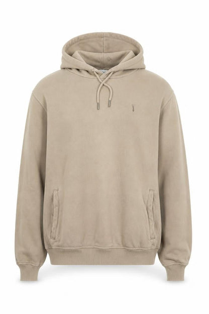 Mens UK Size M NEXT Beige Pullover Hoodie