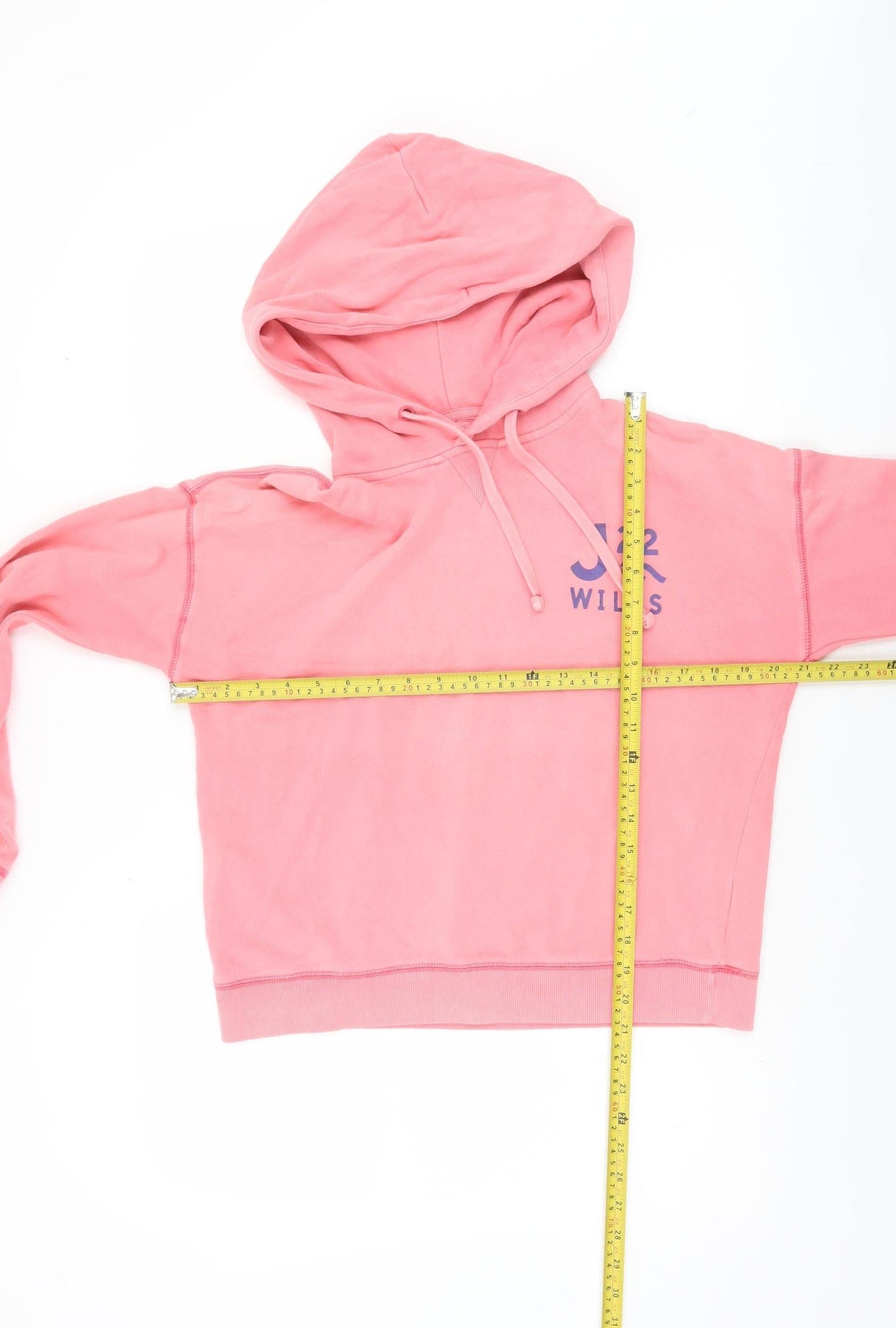 Womens UK Size 6 Jack Wills Pink Pullover Hoodie