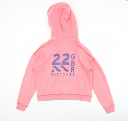 Womens UK Size 6 Jack Wills Pink Pullover Hoodie