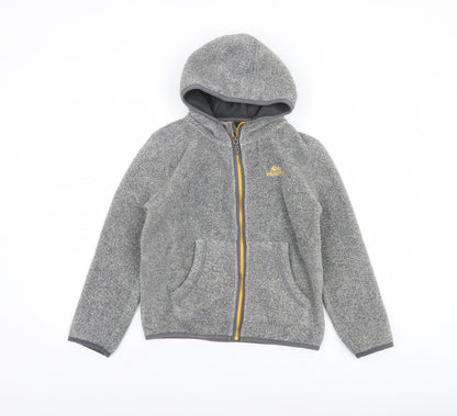 Boys UK Size 9-10 Years Weird Fish Grey Full Zip Hoodie