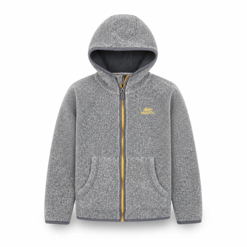 Boys UK Size 9-10 Years Weird Fish Grey Full Zip Hoodie