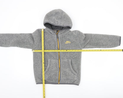 Boys UK Size 9-10 Years Weird Fish Grey Full Zip Hoodie