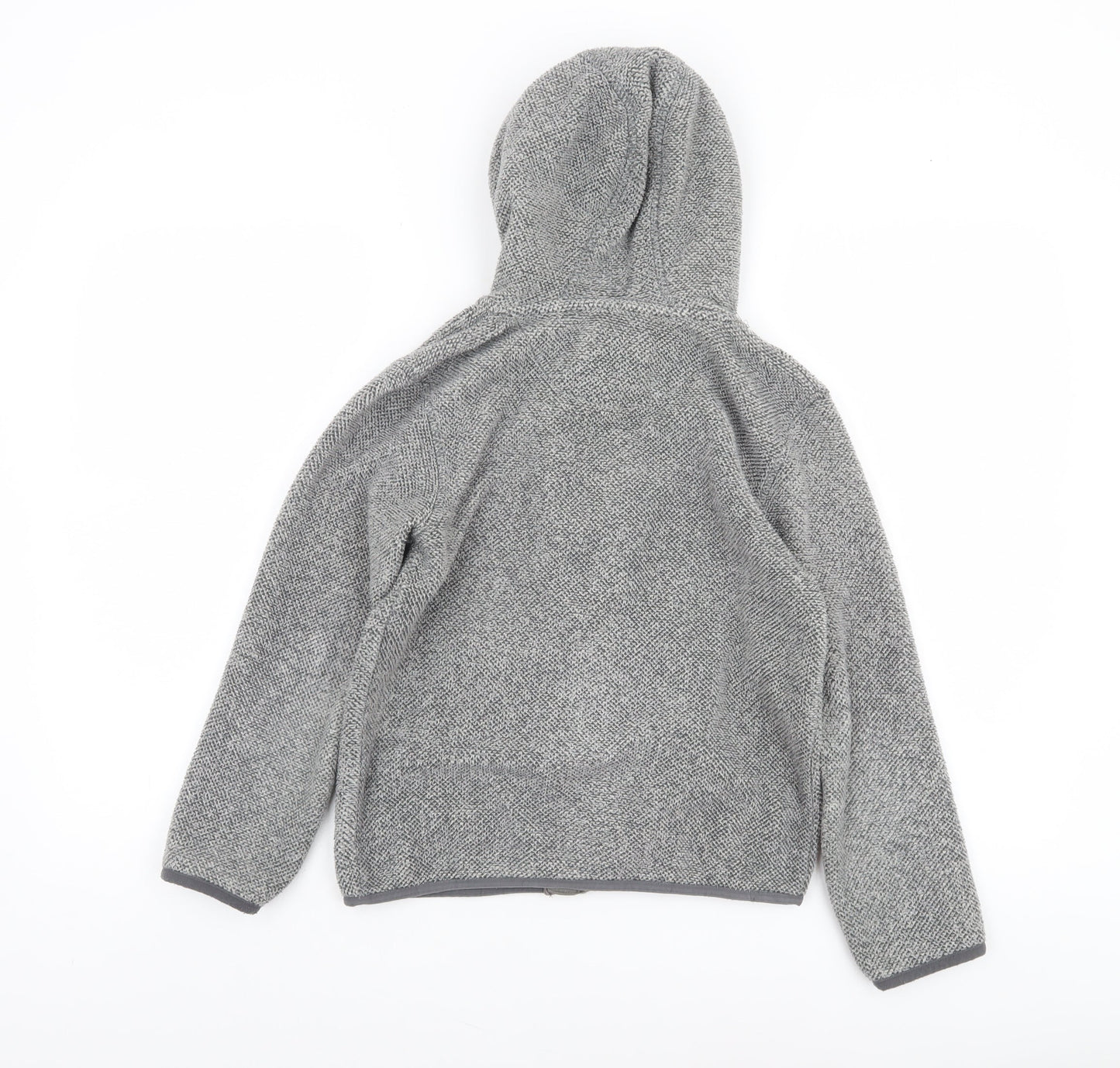 Boys UK Size 9-10 Years Weird Fish Grey Full Zip Hoodie