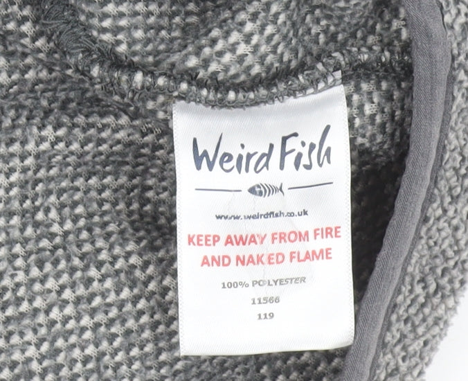 Boys UK Size 9-10 Years Weird Fish Grey Full Zip Hoodie