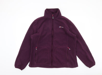 Berghaus Womens Purple Fleece Full Zip Jacket Size 18