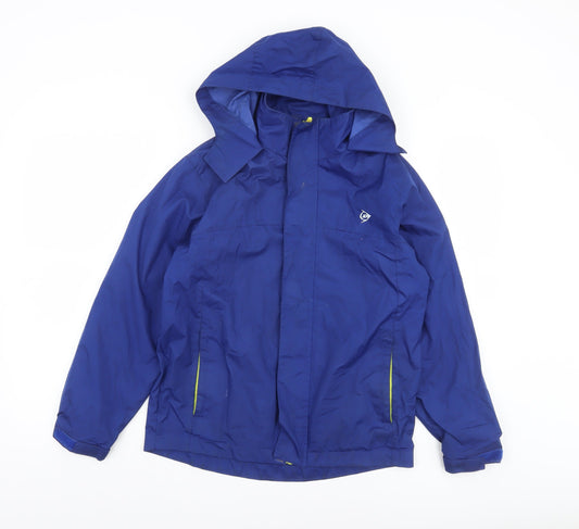 Boys UK Size 9-10 Years Dunlop Blue Rain Coat