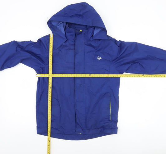 Boys UK Size 9-10 Years Dunlop Blue Rain Coat