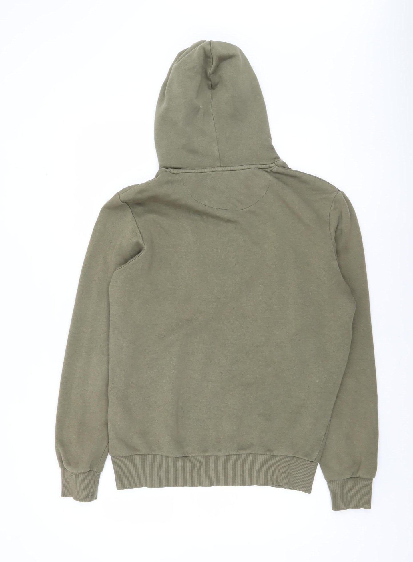 Mens UK Size S JACK & JONES Green Pullover Hoodie