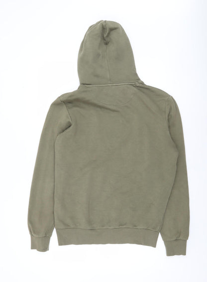 Mens UK Size S JACK & JONES Green Pullover Hoodie