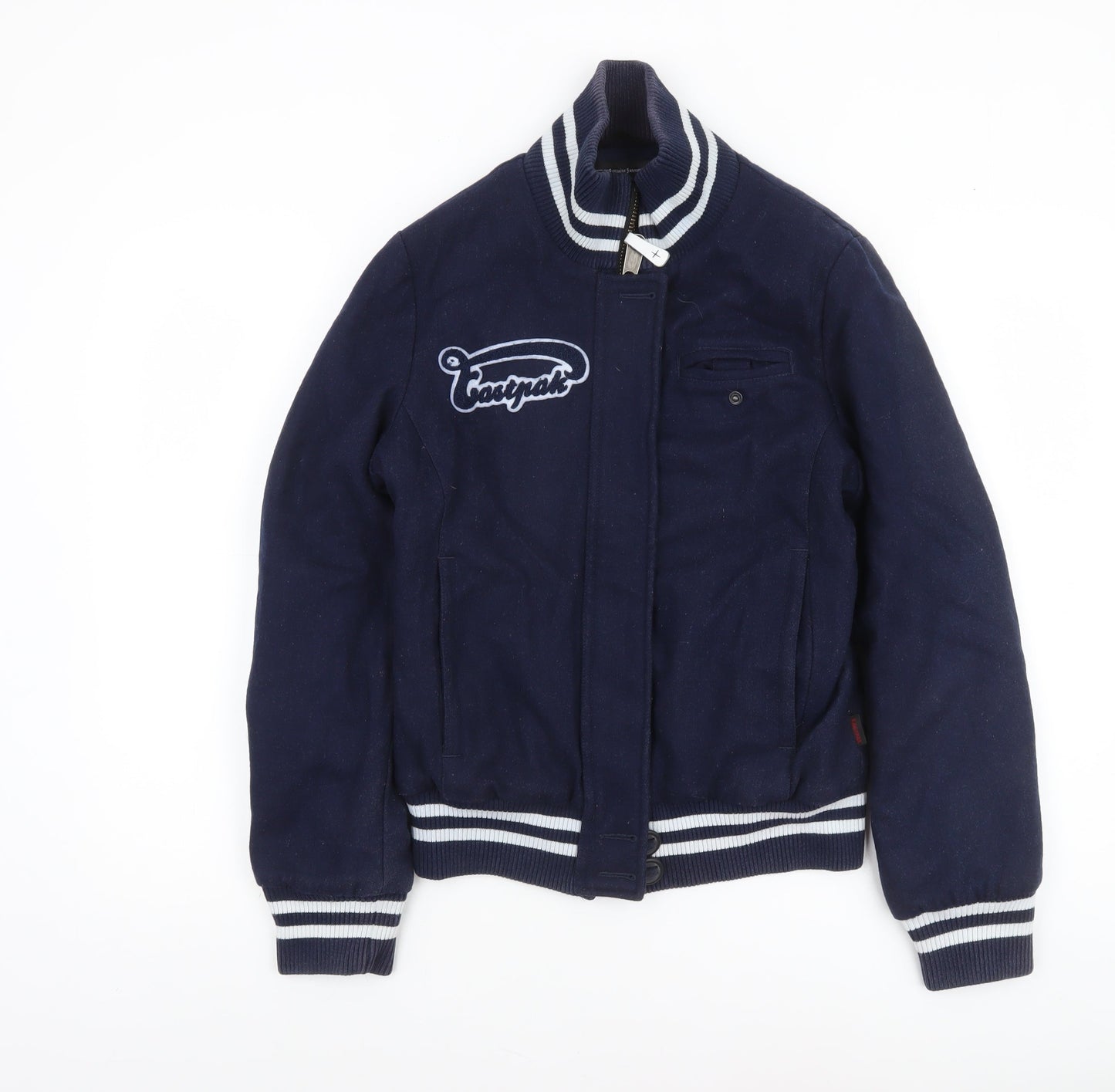 Mens UK Size S Eastpak Blue Varsity Jacket