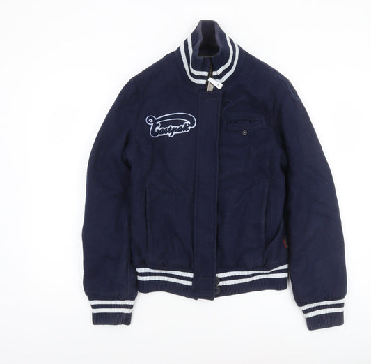 Mens UK Size S Eastpak Blue Varsity Jacket