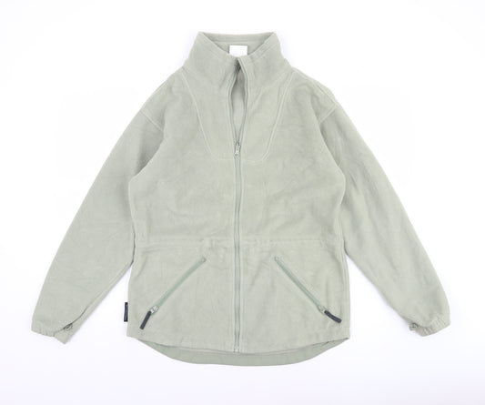 Columbia Women’s Green Fleece Full Zip Mid-Length Outdoor Jacket Size M