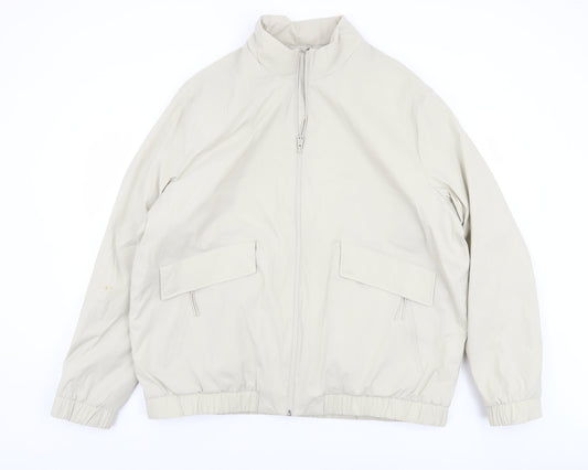 Mens UK Size 2XL Marks and Spencer Beige Basic Jacket