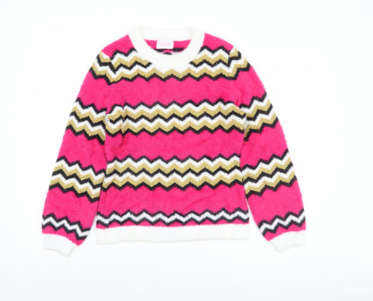 Womens UK Size 10 Savida Multicoloured Pullover Jumper