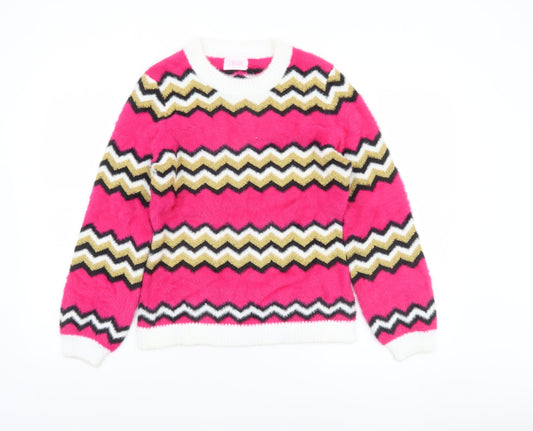 Womens UK Size 10 Savida Multicoloured Pullover Jumper