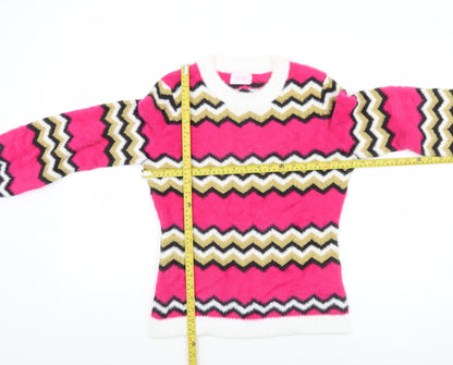 Womens UK Size 10 Savida Multicoloured Pullover Jumper
