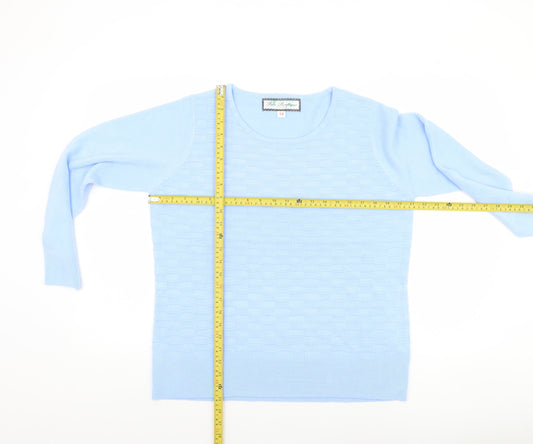 Womens UK Size 14 Paco Boutique Blue Pullover Jumper